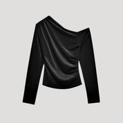 Velvet Top – One Shoulder – Elegant Party Style