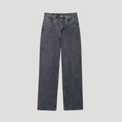 Straight Leg Jeans – Washed Denim – Minimal Everyday Style