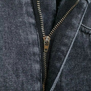 Straight Leg Jeans – Washed Denim – Minimal Everyday Style