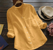 Button-Up Blouse – Relaxed Fit – Casual Everyday Style