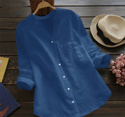 Button-Up Blouse – Relaxed Fit – Casual Everyday Style