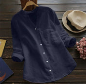 Button-Up Blouse – Relaxed Fit – Casual Everyday Style