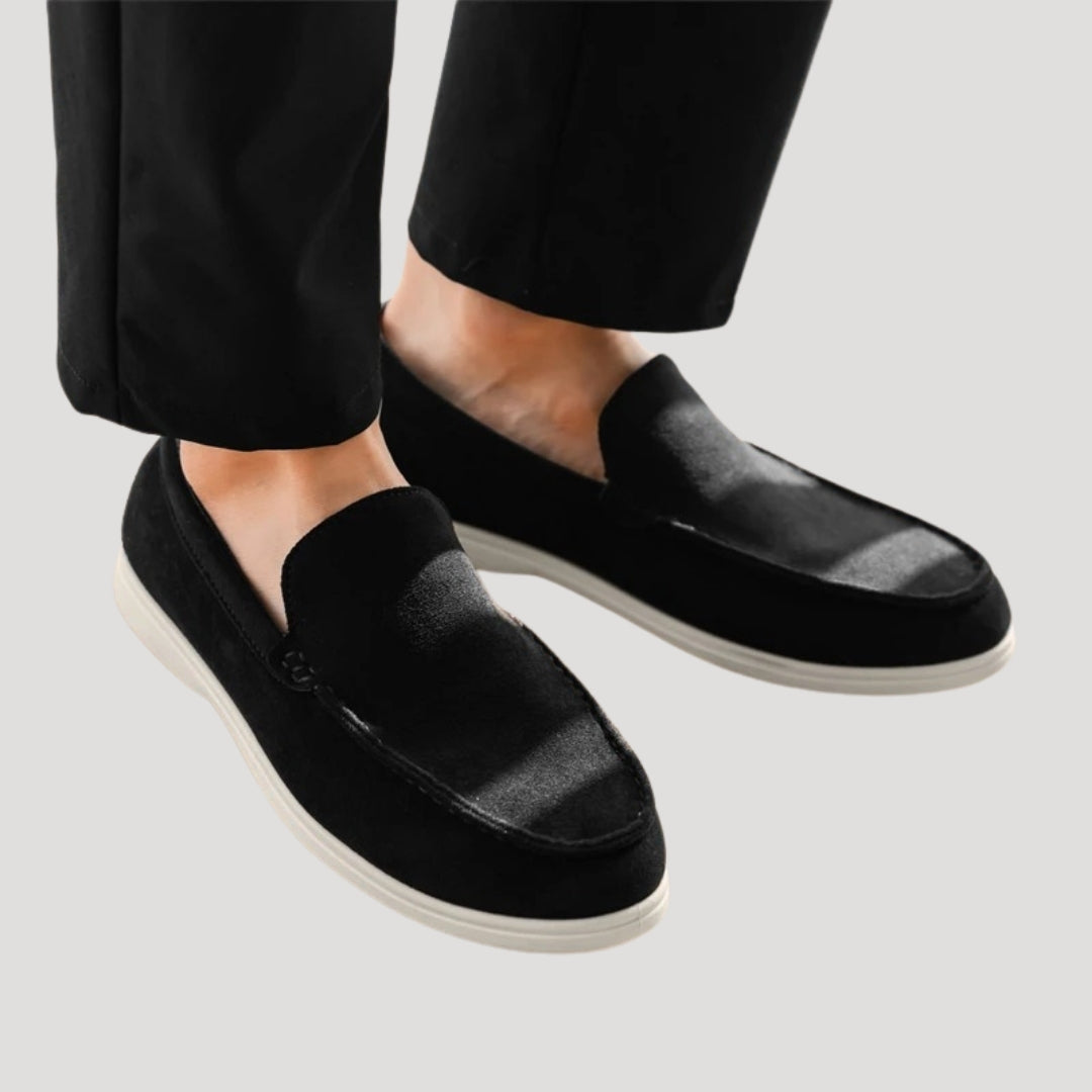 Men’s Loafers – Suede Finish – Casual Slip-On Comfort