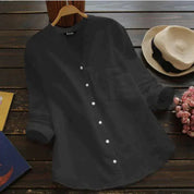 Button-Up Blouse – Relaxed Fit – Casual Everyday Style