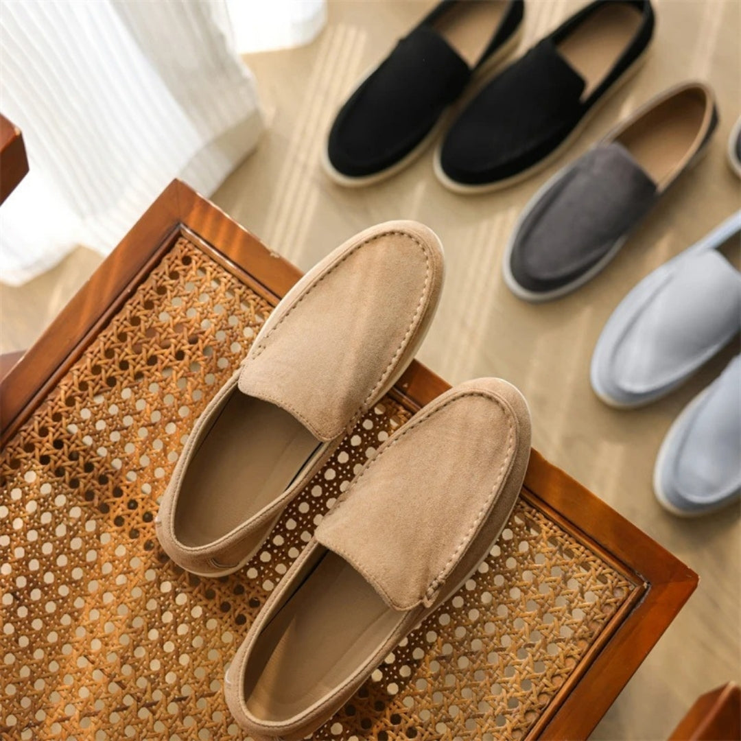 Men’s Loafers – Suede Finish – Casual Slip-On Comfort