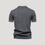 Men’s Knit Polo – Zip Collar – Smart Casual Staple