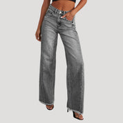 Wide Leg Jeans – High Waist – Effortless Street Style