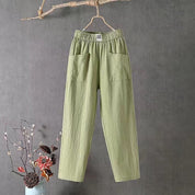 Relaxed Cotton Pants – Elastic Waist – Minimal Everyday Fit