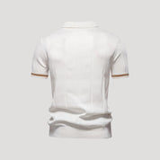 Men’s Knit Polo – Zip Collar – Smart Casual Staple