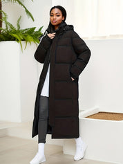 Puffer Coat – Longline Design – Ultimate Winter Warmth