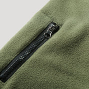 Fleece Pullover – Contrast Sleeves – Cosy Outdoor Layer
