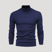 Turtleneck Knit Sweater – Slim Fit – Lightweight Winter Layer