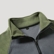 Fleece Pullover – Contrast Sleeves – Cosy Outdoor Layer