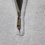 Knit Sweater – Half-Zip Collar – Smart Winter Essential