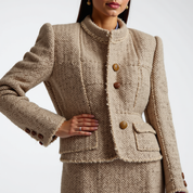 Tweed Blazer – Elegant Texture – Office to Weekend Style