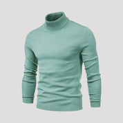 Turtleneck Knit Sweater – Slim Fit – Lightweight Winter Layer