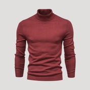 Turtleneck Knit Sweater – Slim Fit – Lightweight Winter Layer