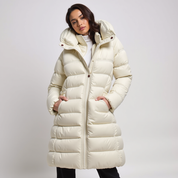Puffer Coat – Longline Quilted Design – Winter Warmth Style