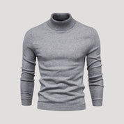 Turtleneck Knit Sweater – Slim Fit – Lightweight Winter Layer