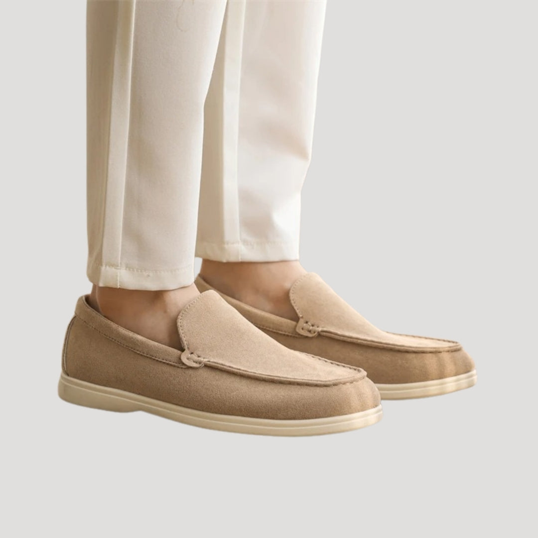 Men’s Loafers – Suede Finish – Casual Slip-On Comfort