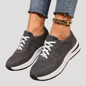 Casual Sneakers – Denim Fabric – Everyday Street Style
