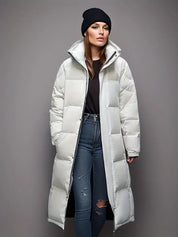 Puffer Coat – Longline Design – Ultimate Winter Warmth