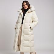 Puffer Coat – Longline Quilted Design – Winter Warmth Style