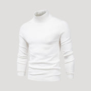 Turtleneck Knit Sweater – Slim Fit – Lightweight Winter Layer