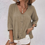 Blouse – Lightweight Fabric – Versatile Summer Top for Women 0