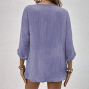 Blouse – Lightweight Fabric – Versatile Summer Top for Women 8