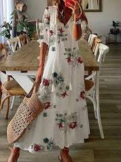 Bohemian Dress – Flattering A-Line Cut – Effortless Elegance 5