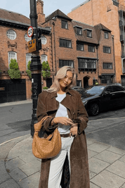 Chic Black Vegan Leather Maxi Trench Coat for Women with Belted Waist - Sustainable Autumn and Winter Fashion 7