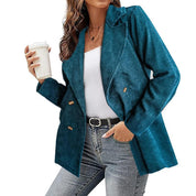 Chic Leather Trench Coat for Women – Elegant Tailored Design, Warm and Cozy Outerwear for Cold Weather 0