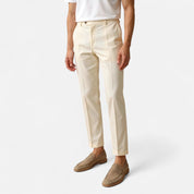 Chino Trousers – Soft Cotton Blend – Smart Casual Look for Men 0