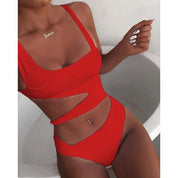 Cut-out swimsuit-Animalprint-sexy beachwear 7