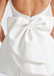 Elegant Pearl Mini Dress for Women – Flattering Cocktail and Formal Dress for Special Occasions 3
