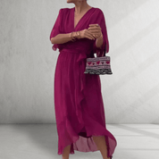 Flowing Wrap Dress