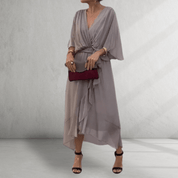 Flowing Wrap Dress