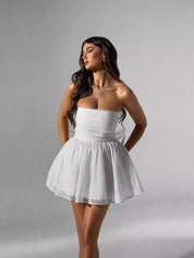 Glitter Dress – Charming Bow Detail – Elegant Cocktail Style 3