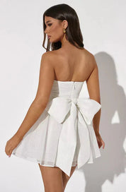 Glitter Dress – Charming Bow Detail – Elegant Cocktail Style 5