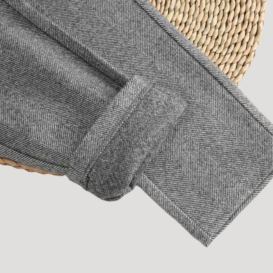 Heritage herringbone trousers men – tailored fit 8