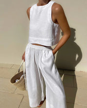 Linen Two-Piece Set – Lightweight Comfort – Effortless Summer Style 5
