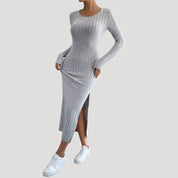 Long sleeve Midi Dress