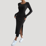 Long sleeve Midi Dress