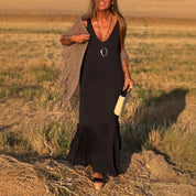 Maxi Dress – Flattering V-Neck – Effortless Summer Elegance 6