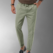 Men's Linen Trousers – Breathable Fabric – Casual Everyday Style 6