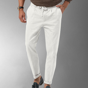 Men's Linen Trousers – Breathable Fabric – Casual Everyday Style 7