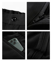 Men's Tailored Draped Pants with Tapered Leg – Polyester Blend for Formal Wear and Sophisticated Style 6
