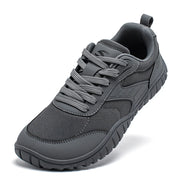 Men's and Women's Running Shoes Black Size 10 Artificial Leather Wide Toe 7