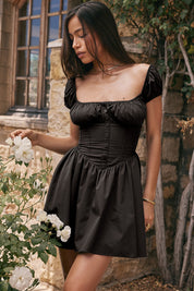 Mini Dress – Ruched Bodice – Feminine Day-to-Night Style